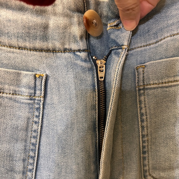 The Colette Cropped, High-Rise, Wide-Leg Jean by Maeve, Size 28 - Picture 7 of 7